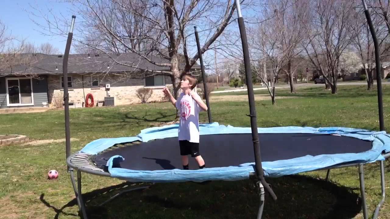 My worst trampoline accident ever - YouTube