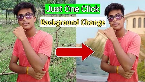 Sirf Ek Click Me Photo Ka Background Kaise Change Kare || How To Change Photo Background In 1 Click