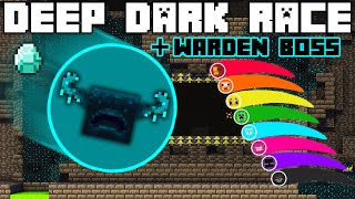 Minecraft Marble Race EP.20: Deep Dark + WARDEN BOSS!!!