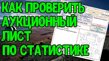 КАК ПРОВЕРИТЬ АУКЦИОННЫЙ ЛИСТ. ДРОМ. СТАТИСТИКА. ALEADO