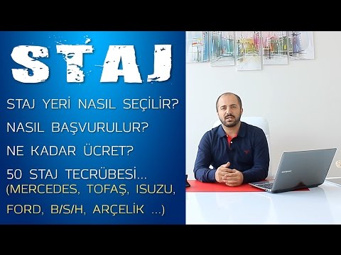 Video: Staj Kaydı Nasıl Yapılır