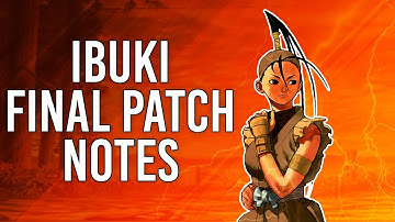Street Fighter V Ibuki final patch notes