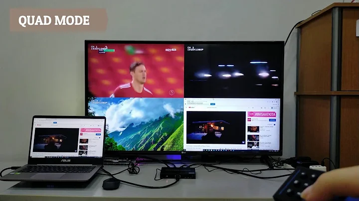 KA075 Kameha hdmi 4 port multiviewer switch PIP with seamless switching