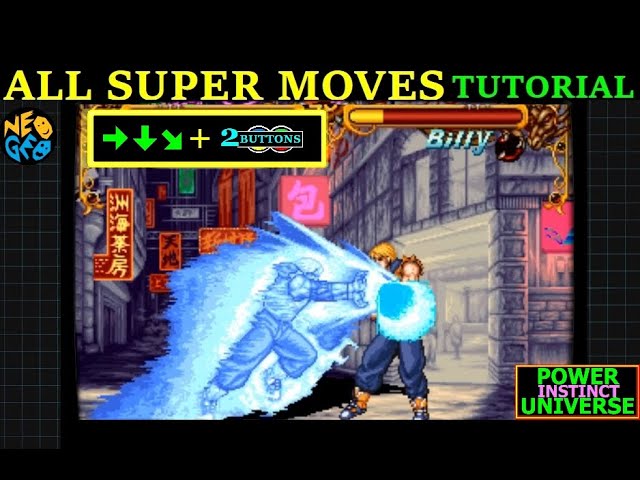 All Super Moves - Tutorial - Double Dragon 