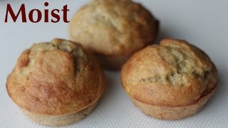 easy moist banana muffin recipe--Cooking A Dream