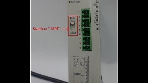 Delta  DTC 1000 PLC Program