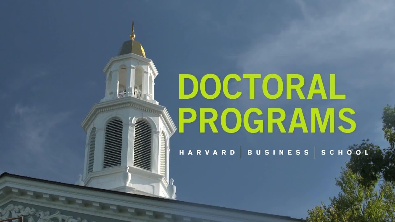 harvard phd programs business