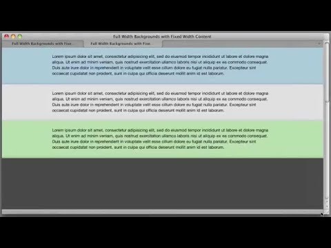 Full Width Background