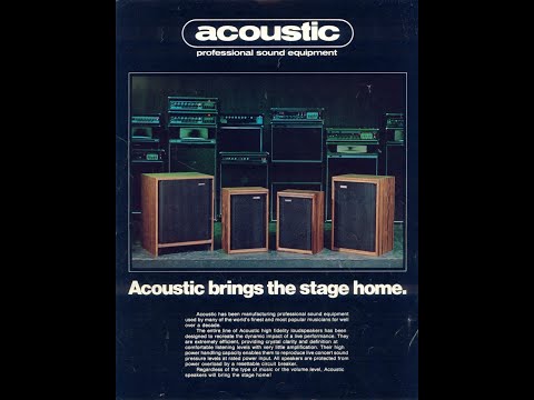 Acoustic Control Corp model #636 Demo For Scott 1/2