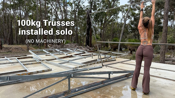 99% chance this wasn't possible? Building a MASSIVE shed solo!