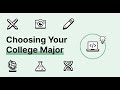 Get started college major planning