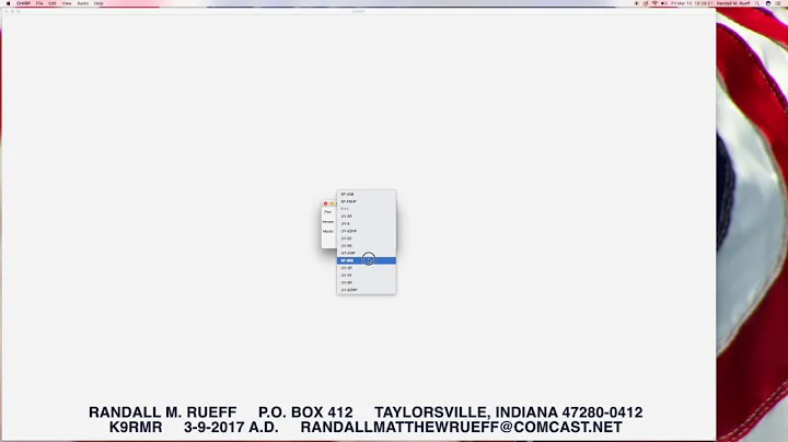 Even if Hams use Chirp on a Mac OS 10 computer the Baofeng BF-F9 V2+ isn't compatible...