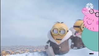 Minions polar bear round 1 daddy pig