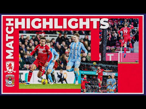 Middlesbrough Coventry Goals And Highlights