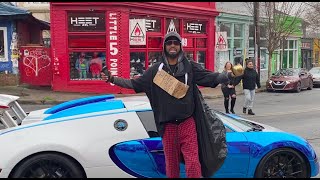 HOMELESS in a BUGATTI Prank (Social Experiment) Part 1