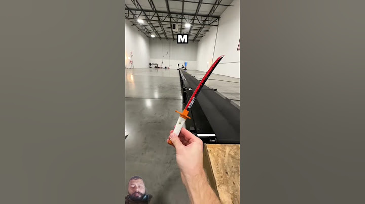 Banana vs sword on conveyer belt