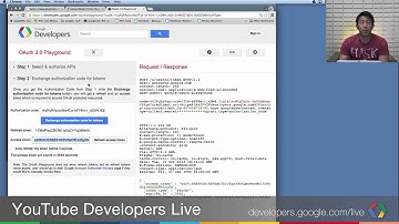 YouTube Developers Live: Tips and tricks for troubleshooting your OAuth token