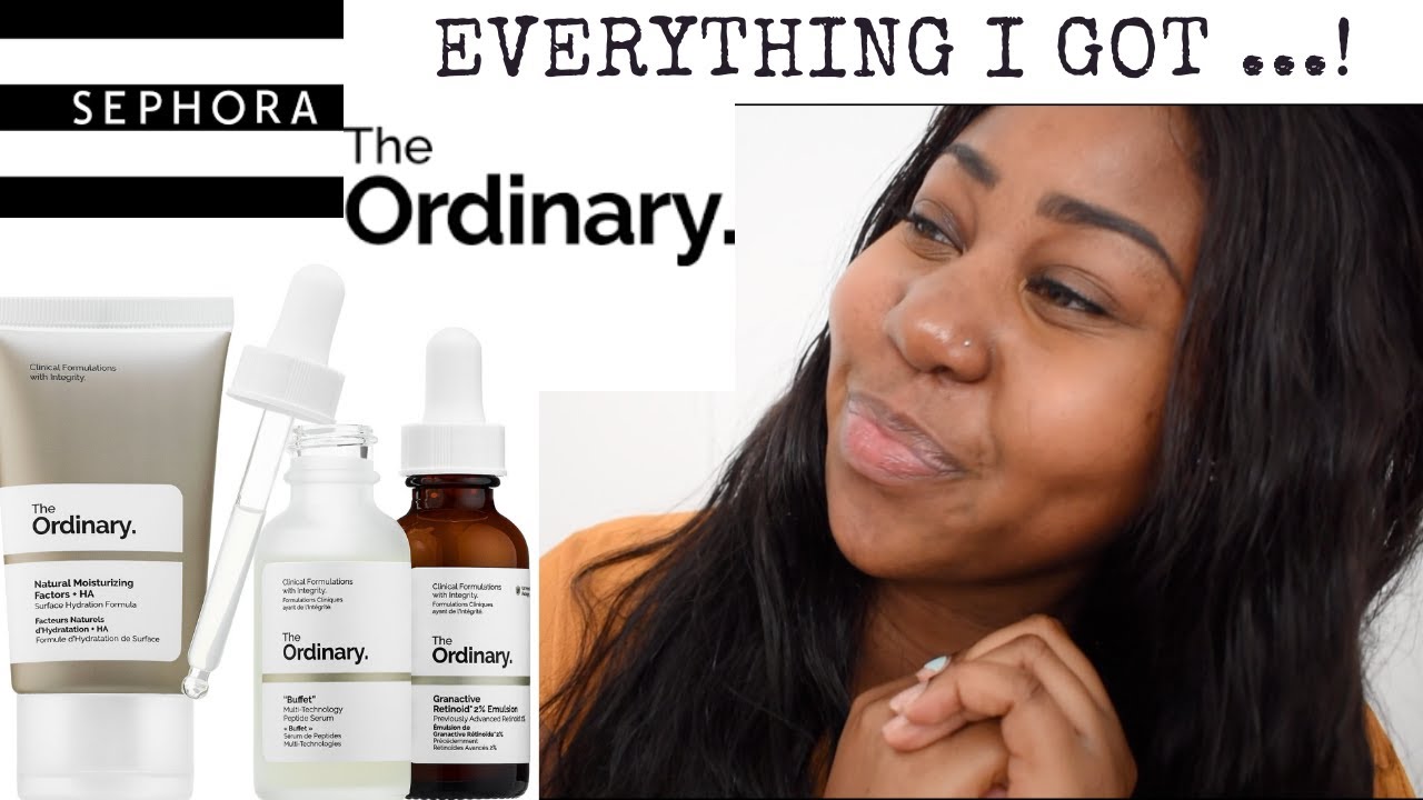Sephora Haul & NEW The Ordinary Skin Care Going Through EACH Product