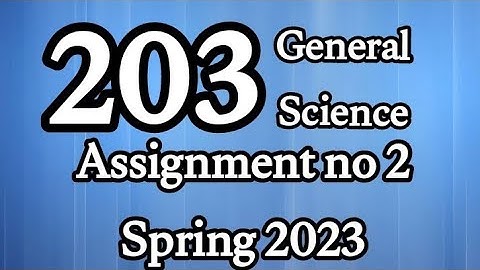 AIOU Code 203 solved Assignment No.2 Spring 2023 #aiou #aiousolveassignments