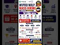 Wipro Mass Hiring 2026