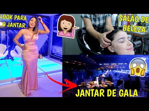 FOMOS EM UM JANTAR DE GALA, SALÃO DE BELEZA, PROCURANDO O VESTIDO E MUITO MAIS ♥ – Bruna Paula