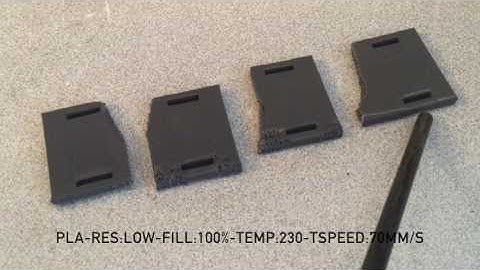 CTC 3D Dual Extruder Printer - Setting for printing tall thin walls