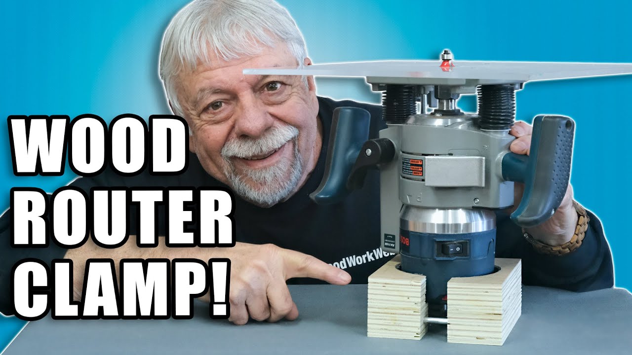 Make Your Own Wood Router Clamp JIG! YouTube