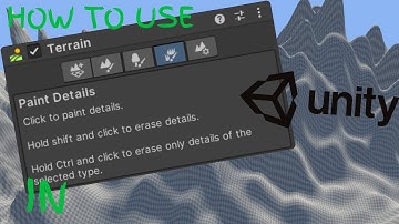 How to use the paint detail tool in unity #blender #unity #tutorial #programming #games #coding