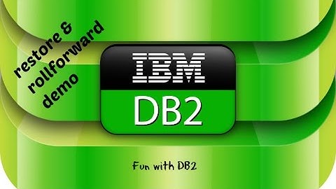 DB2 Basics Tutorial Part 18 - Restore and rollforward Demo