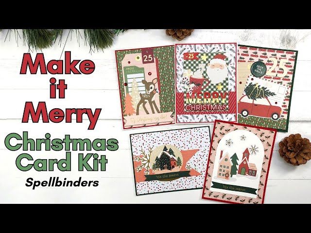 Spellbinders 2023 Make It Merry Limited Edition Holiday Cardmaking Kit