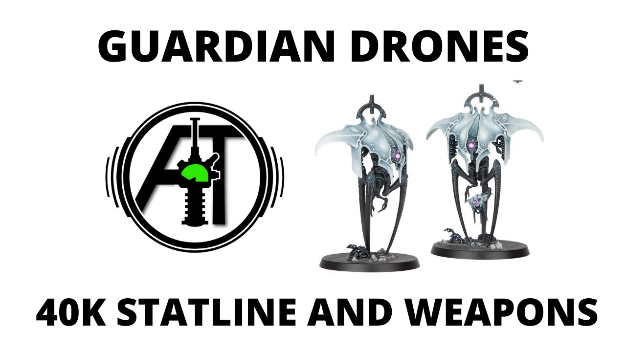 Pioner prioritet Pick up blade Guardian Drones - 40K Statline and Weapon Profiles - from Blackstone  Fortress Ascension - YouTube