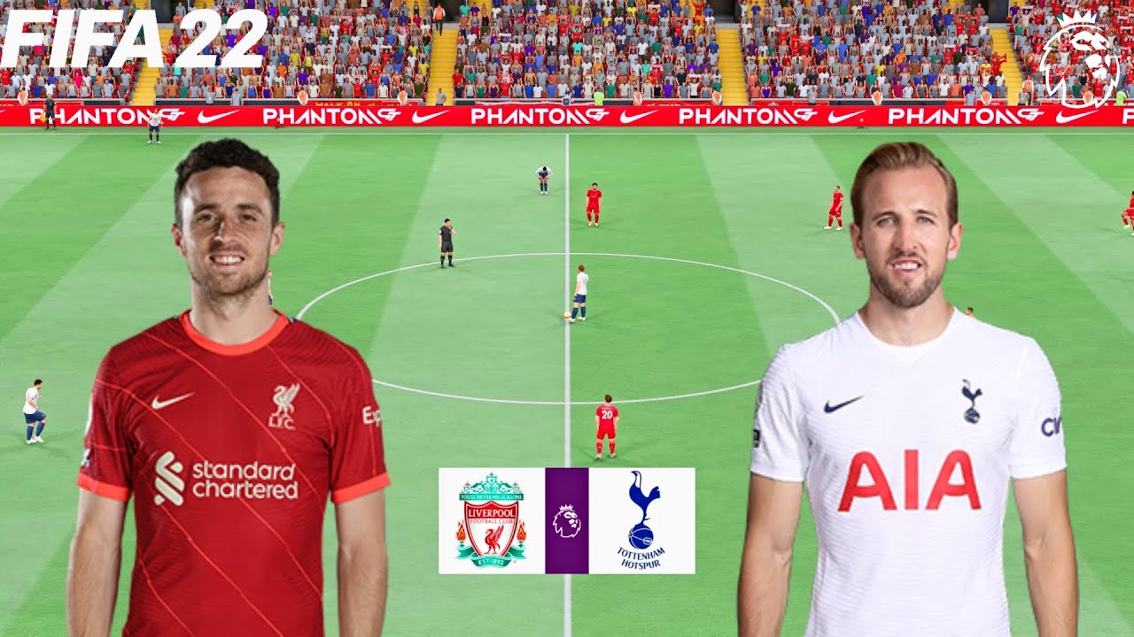 Tottenham Hotspur vs. Liverpool Premier League 2021-22 Match