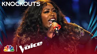 Powerhouse Kim Cruse Performs Ann Peebles' "I Can't Stand the Rain" | The Voice Knockouts 2022