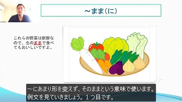 Ｎ２　文法　〜まま（に）日本語.COM（https://ni-hongo.com）