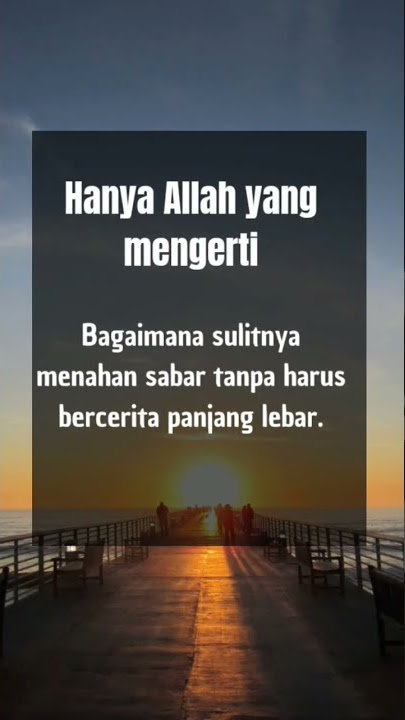 Hanya Allah Yang Mengerti #shorts