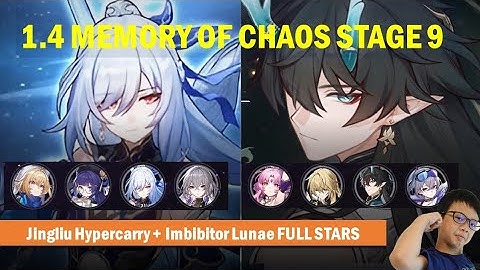 1.4 Memory of Chaos Stage 9 E0 Jingliu E0 Lynx + E0 Imbibitor Lunae FULL STARS!