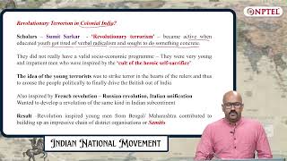 Early Nationalist Phase: Revolutionary Secret Societies