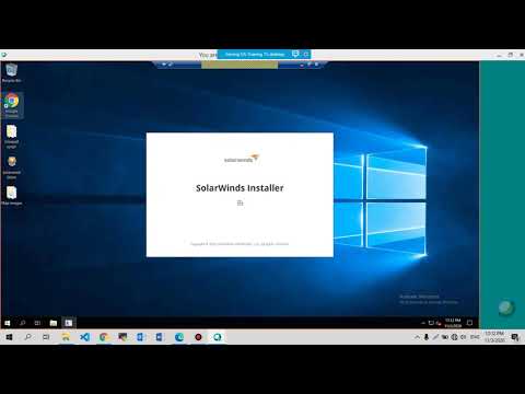 Training SolarWinds part 1
