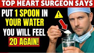 Stop Drinking Plain Water After 60: Add THIS to Fix Poor Circulation | Senior Health Tips