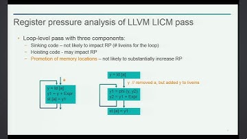 2014 LLVM Developers’ Meeting: “Controlling Virtual Register Pressure in LLVM Middle-End ”