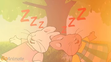 Ruby & Louise Taking A Nap Under A Tree