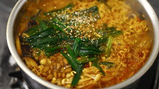 辛ラーメンを週8で食ってた男が一番うめぇ食い方教えてやんよ【辛ラーメンプデチゲ】