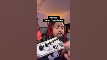 Nobody: Three Days Grace #threedaysgrace #shorts #guitar