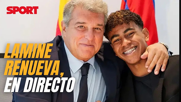 🔴 EN DIRECTO | 📝 Renovación oficial de Lamine Yamal con el Barça