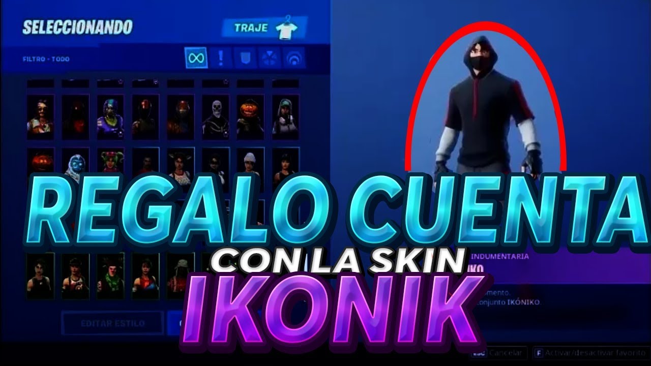 Cuentas De Fortnite Con La Ikonik