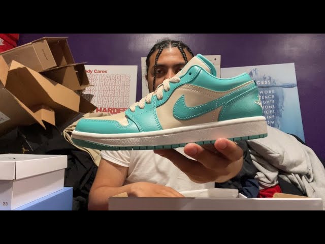 air jordan 1 low tropical teal