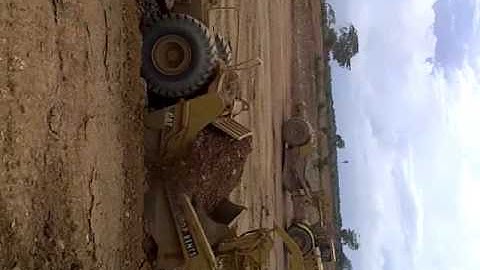 caterpillar D8R with scraper 621F