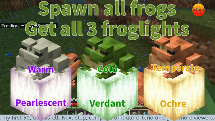 minecraft frogs and froglights with our powers combined achievement or trophy. Breed frogs Minecraft