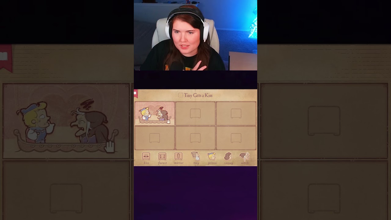 Крошка получает поцелуй — Рассказчик