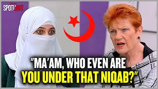 Watch Muslim Woman's Eyes INFLATE as Pauline Hanson Goes Off Script To Ask This!